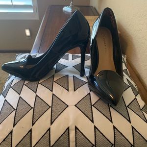 Lauren Conrad Black Patent Leather Stilettos